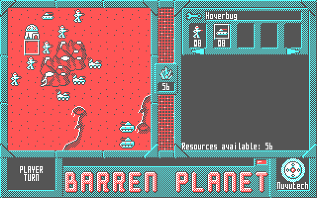 Barren Planet: Building a Unit