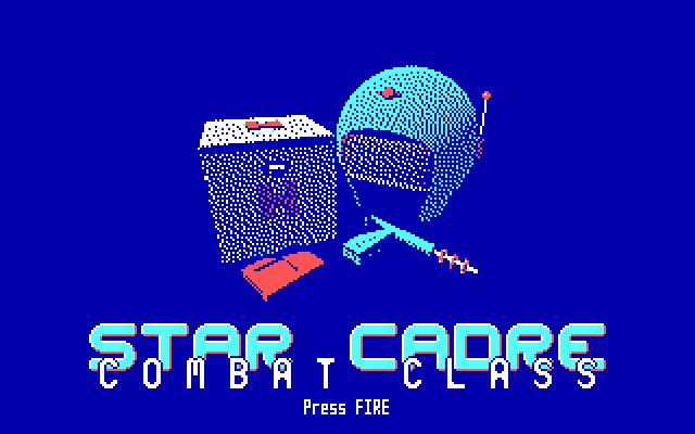 Star Cadre: Combat Class: the title screen as of version beta 3.