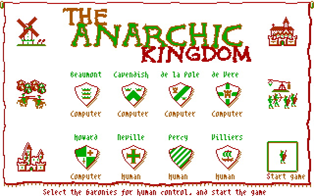 Choosing players in The Anarchic Kingdom